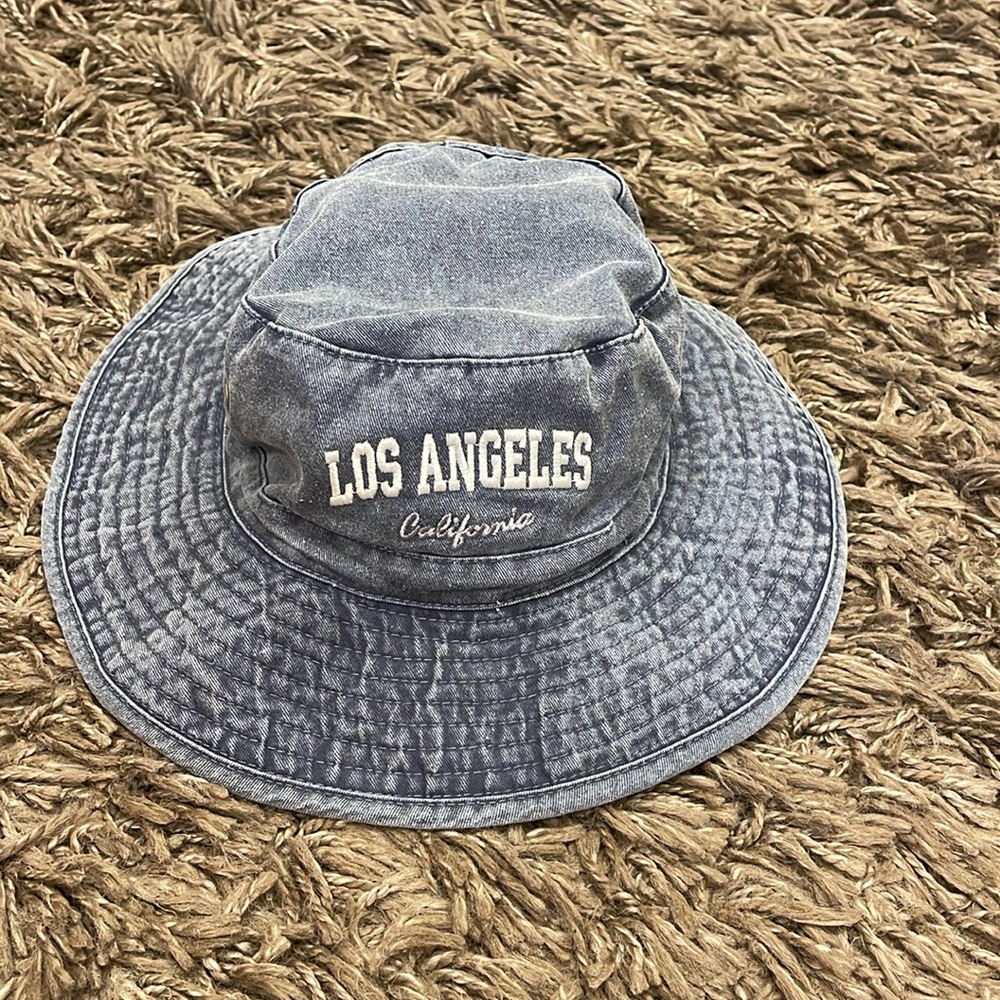 Los Angeles California Denim Bucket Hat